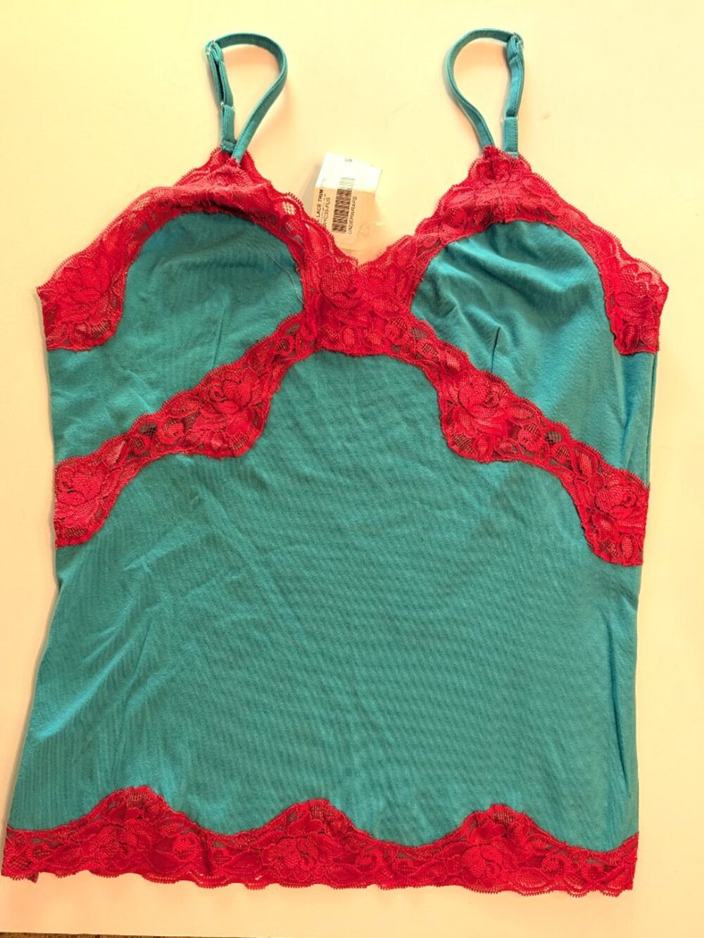 Mary Green lace trim camisole New with Tag